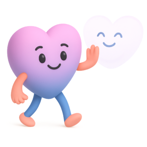 Social Huggy Heart